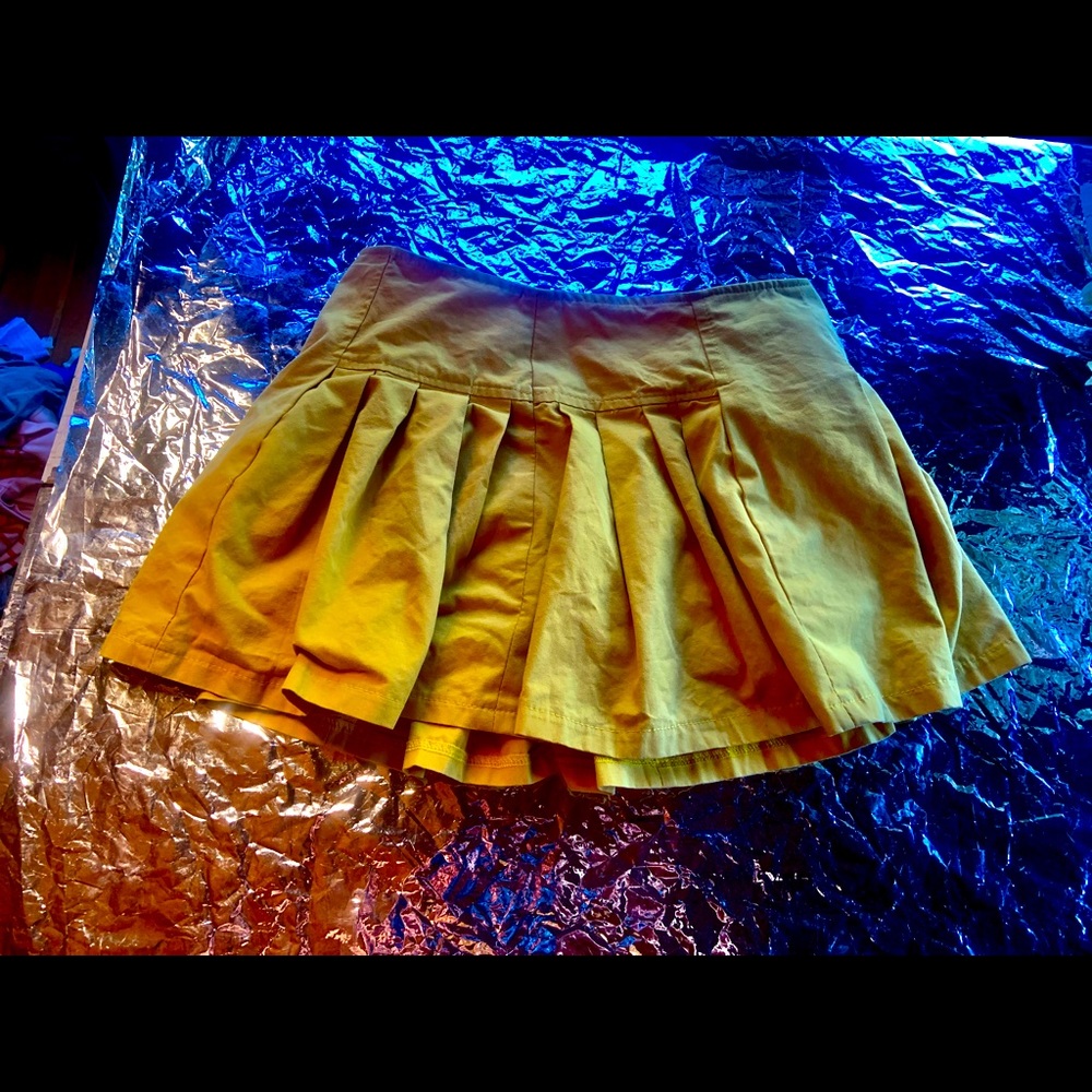 CHRISTINA LUCCHI YELLOW MINI SKORT